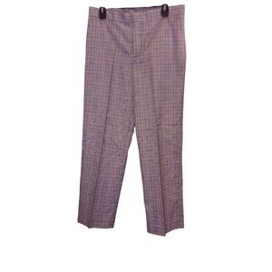 We-ar4 Lexington Recycled Plaid Straight Leg Women's Pants sz M